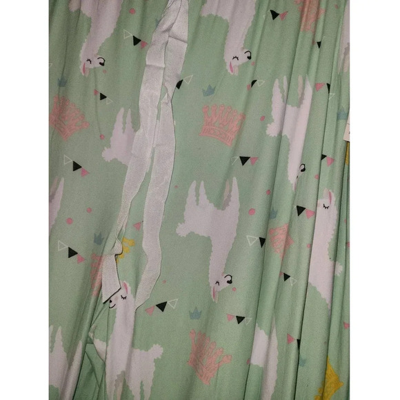 Bobbie & Brooks Sleep Lounge Pants Women's Llama Print Elastic Waist Size 3X (L) - Picture 2 of 4